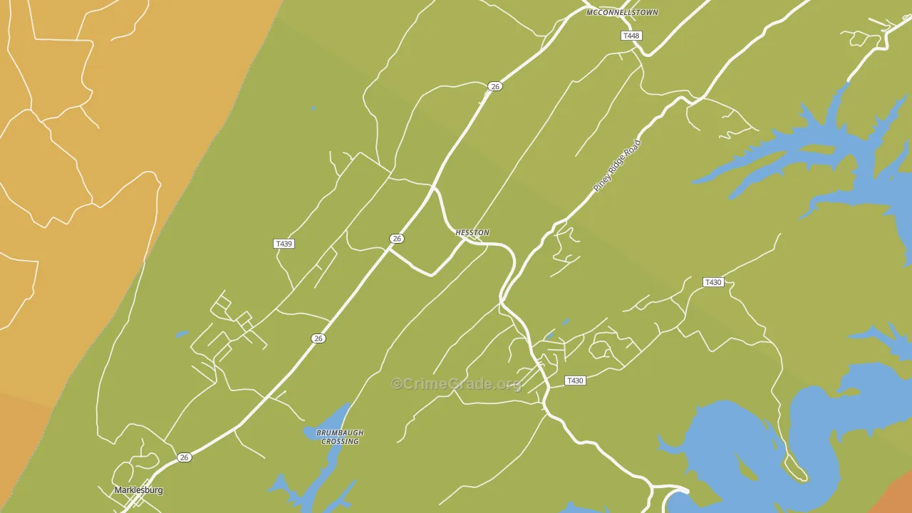 16647, PA Map of Drug-Related Crime Rates