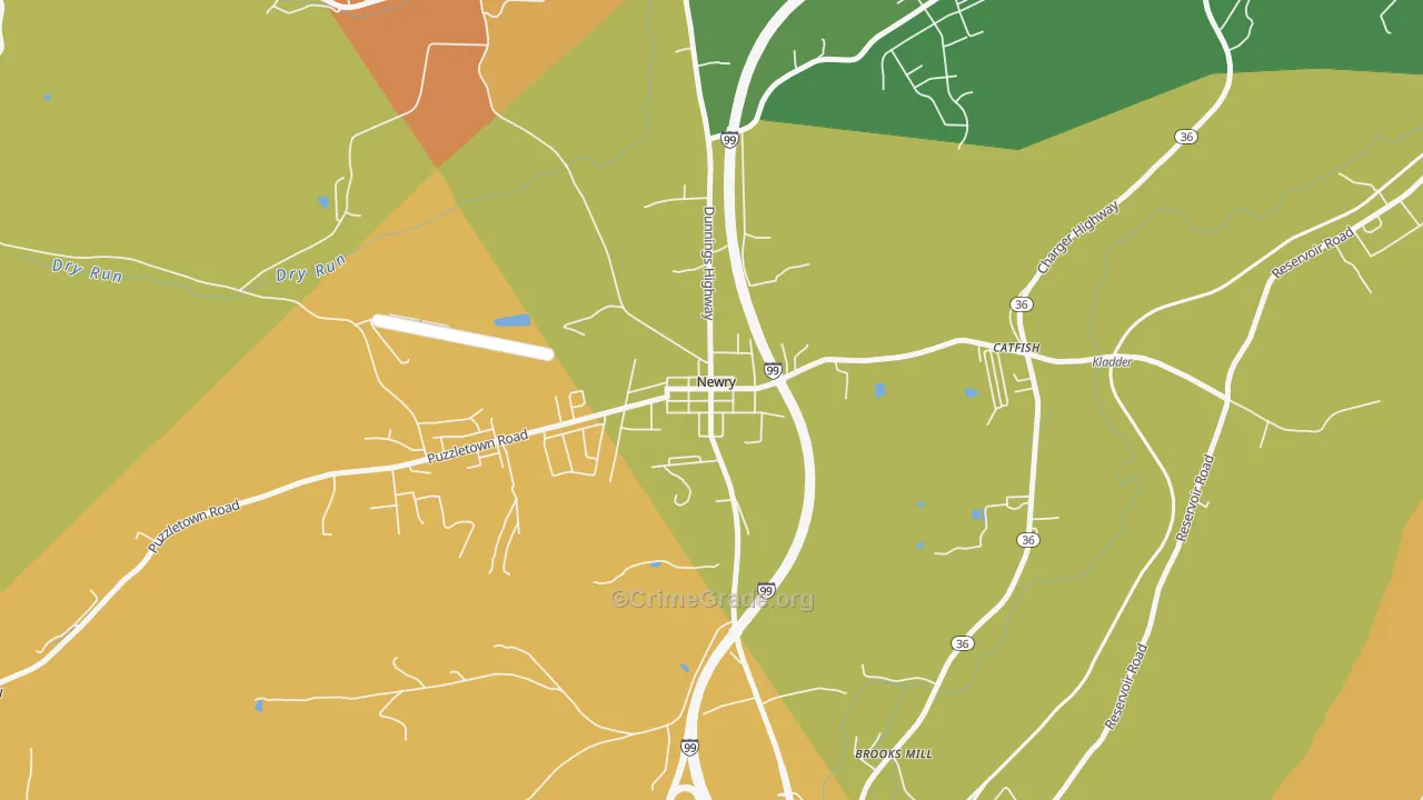 16665, PA Map of Drug-Related Crime Rates