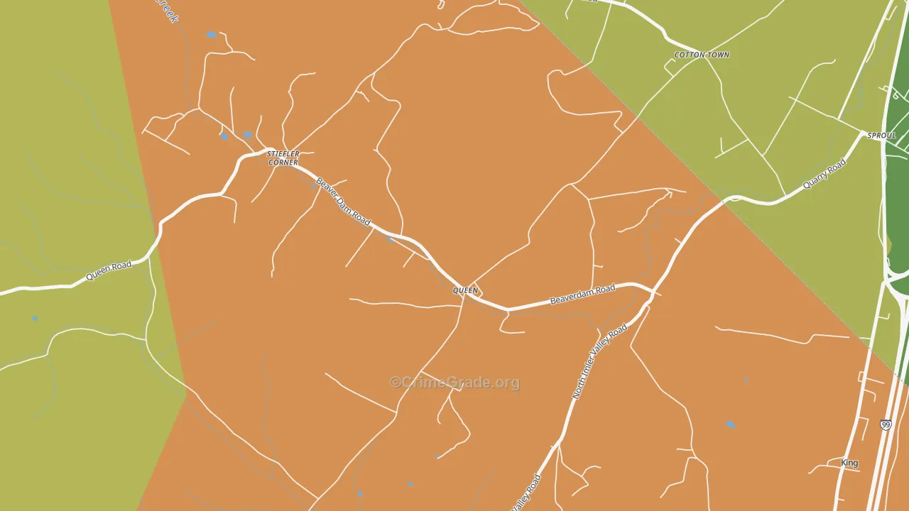 16670, PA Map of Drug-Related Crime Rates