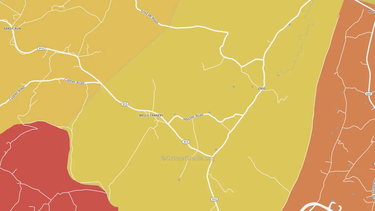 16691, PA Map of Drug-Related Crime Rates
