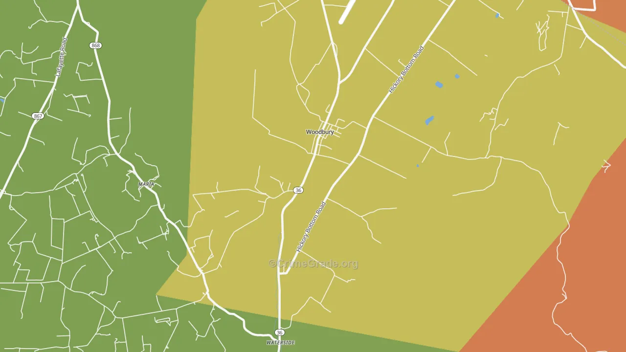 16695, PA Map of Drug-Related Crime Rates