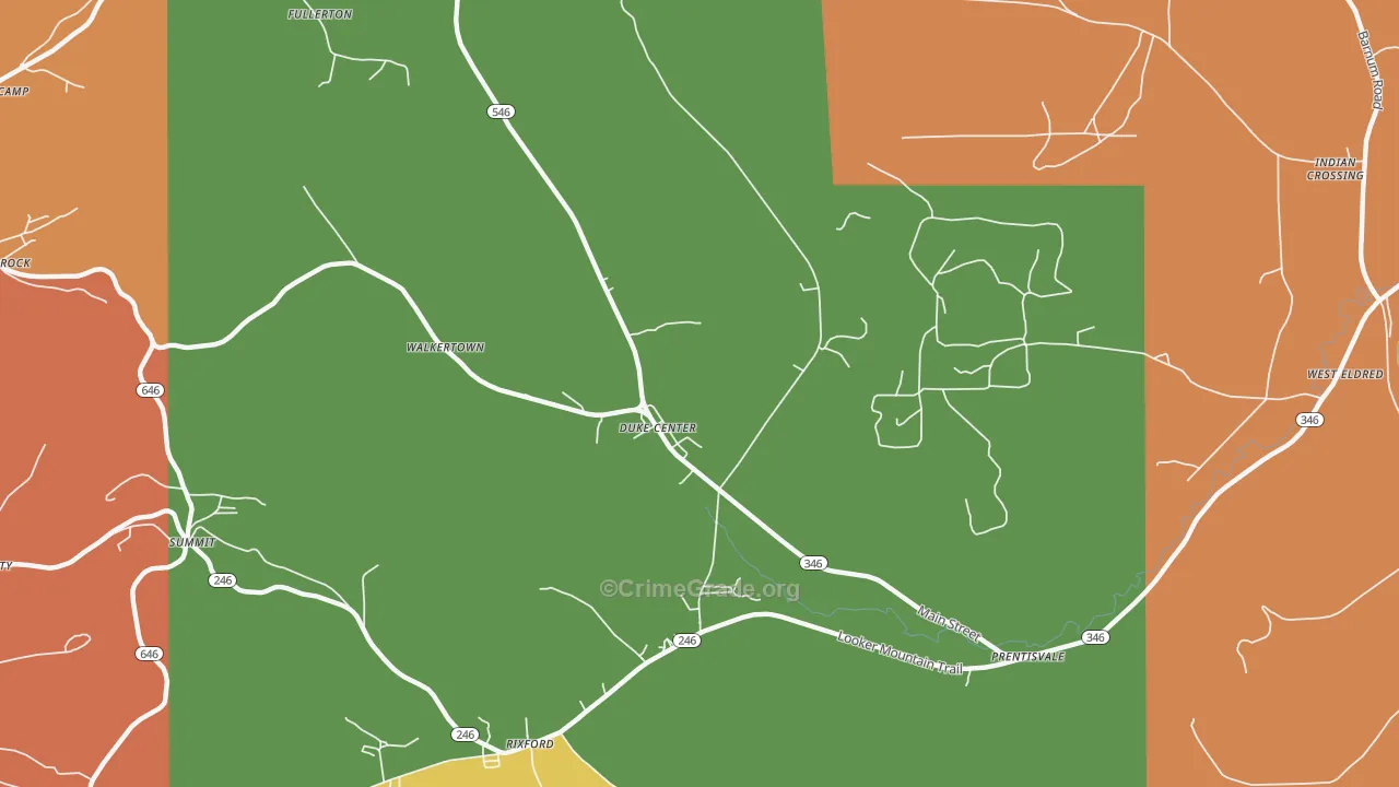 16729, PA Map of Drug-Related Crime Rates