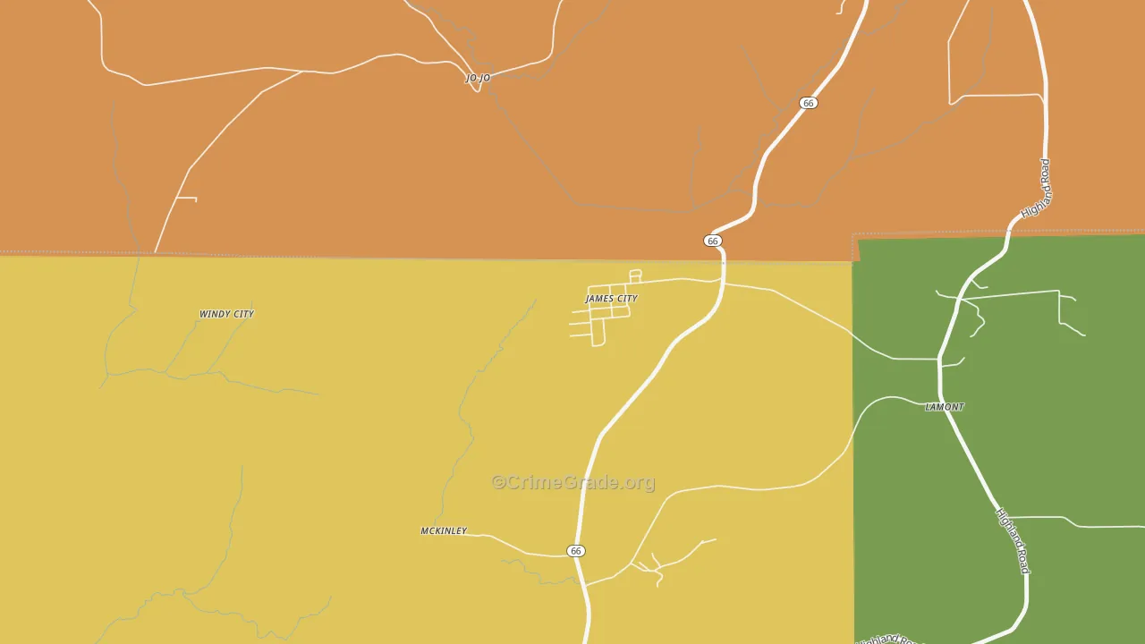 16734, PA Map of Drug-Related Crime Rates