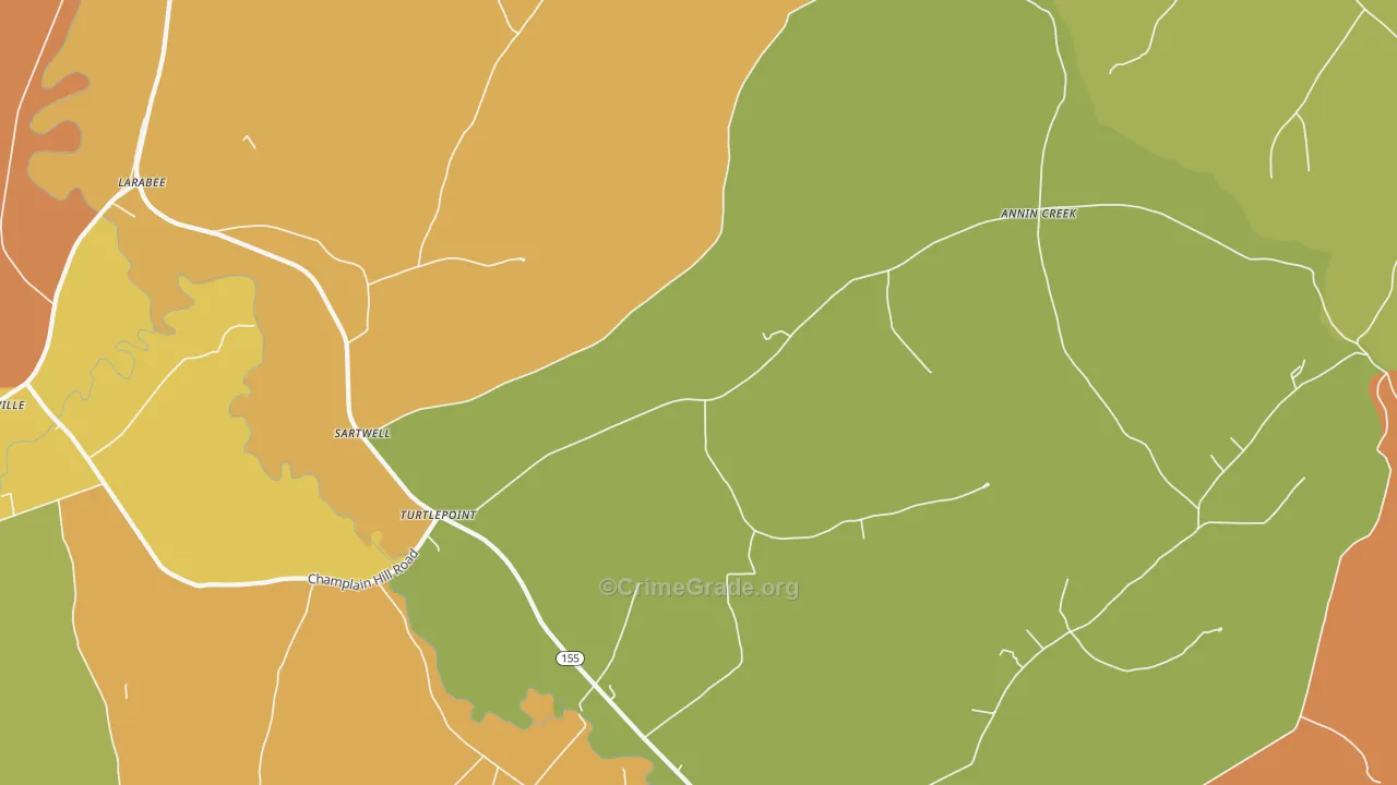 16750, PA Map of Drug-Related Crime Rates