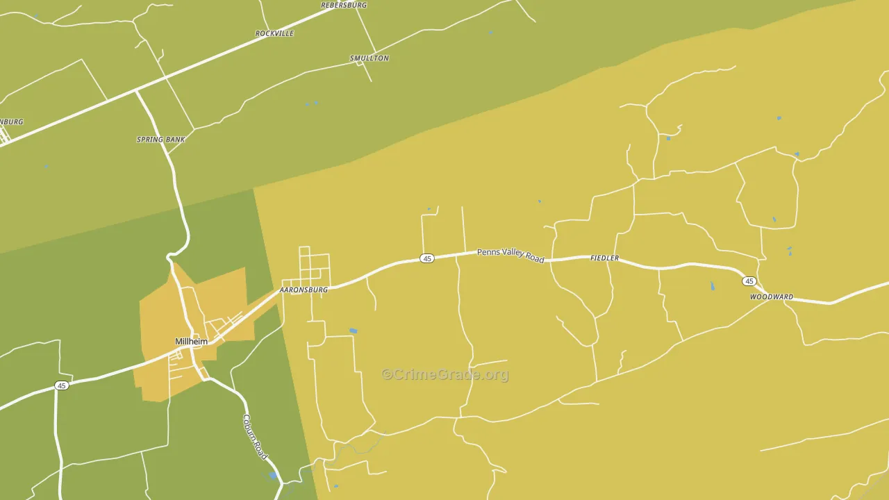 16820, PA Map of Drug-Related Crime Rates