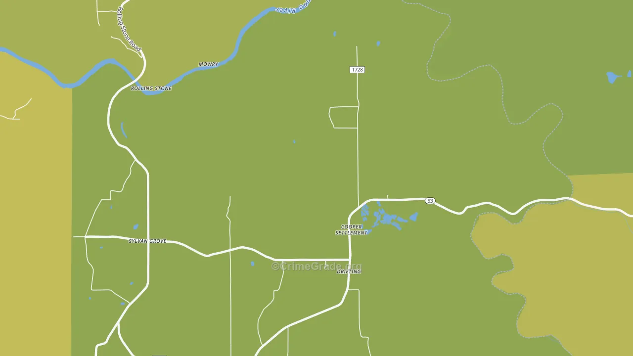 16834, PA Map of Drug-Related Crime Rates