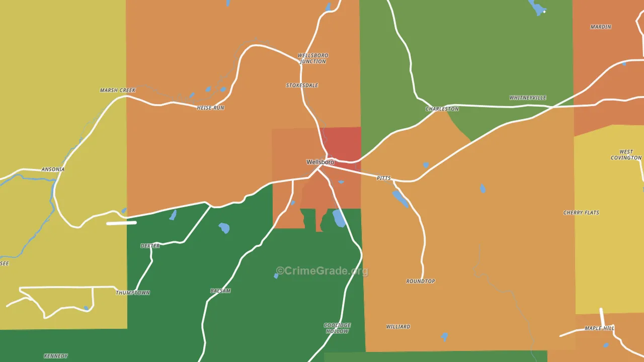 16901, PA Map of Drug-Related Crime Rates