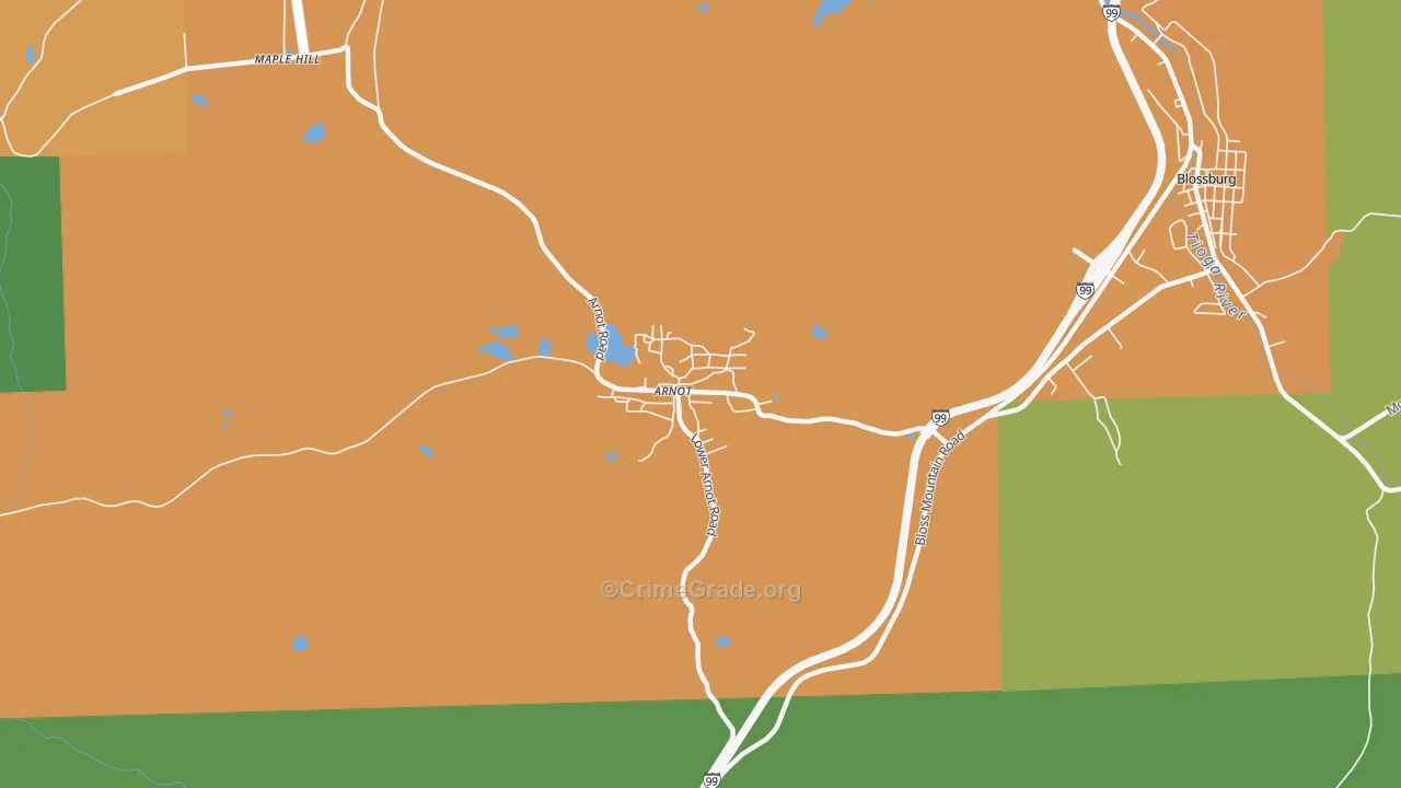 16911, PA Map of Drug-Related Crime Rates