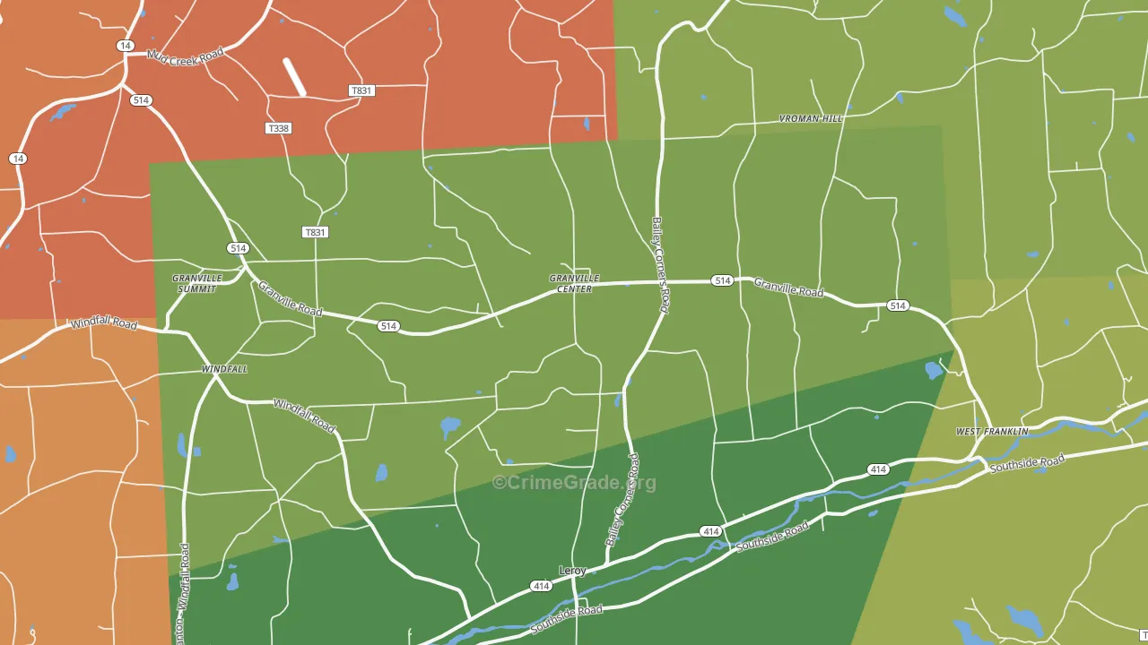 16926, PA Map of Drug-Related Crime Rates