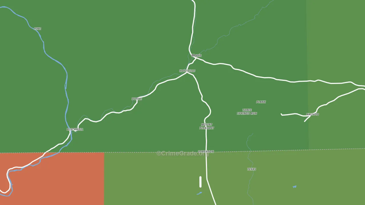 16938, PA Map of Drug-Related Crime Rates
