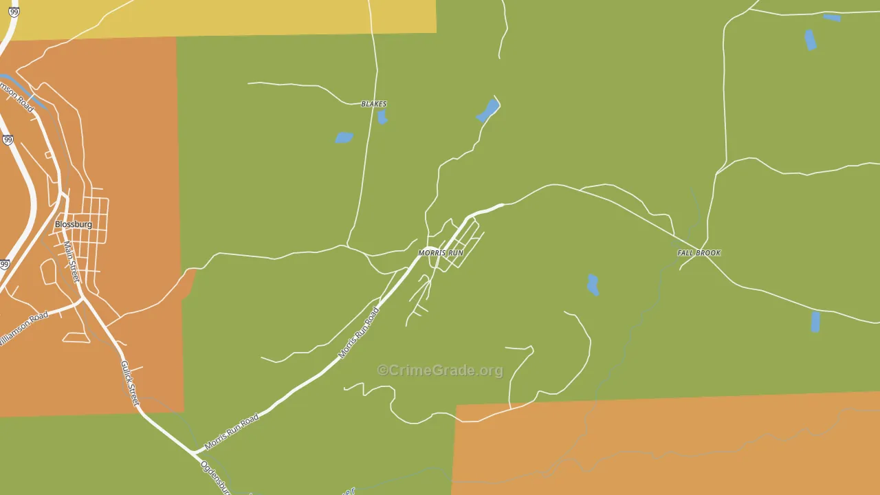16939, PA Map of Drug-Related Crime Rates
