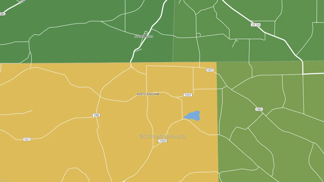 16941, PA Map of Drug-Related Crime Rates