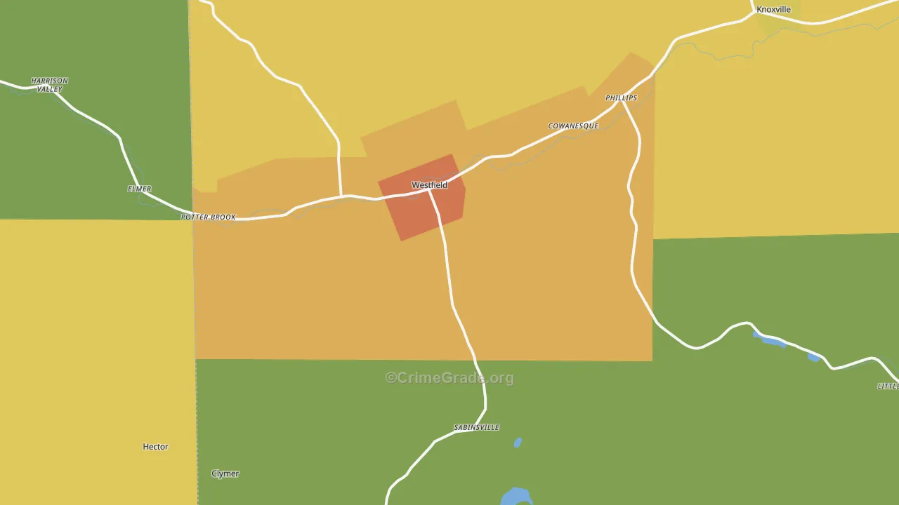 16950, PA Map of Drug-Related Crime Rates