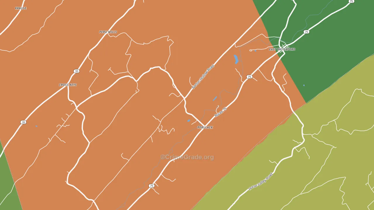 17021, PA Map of Drug-Related Crime Rates