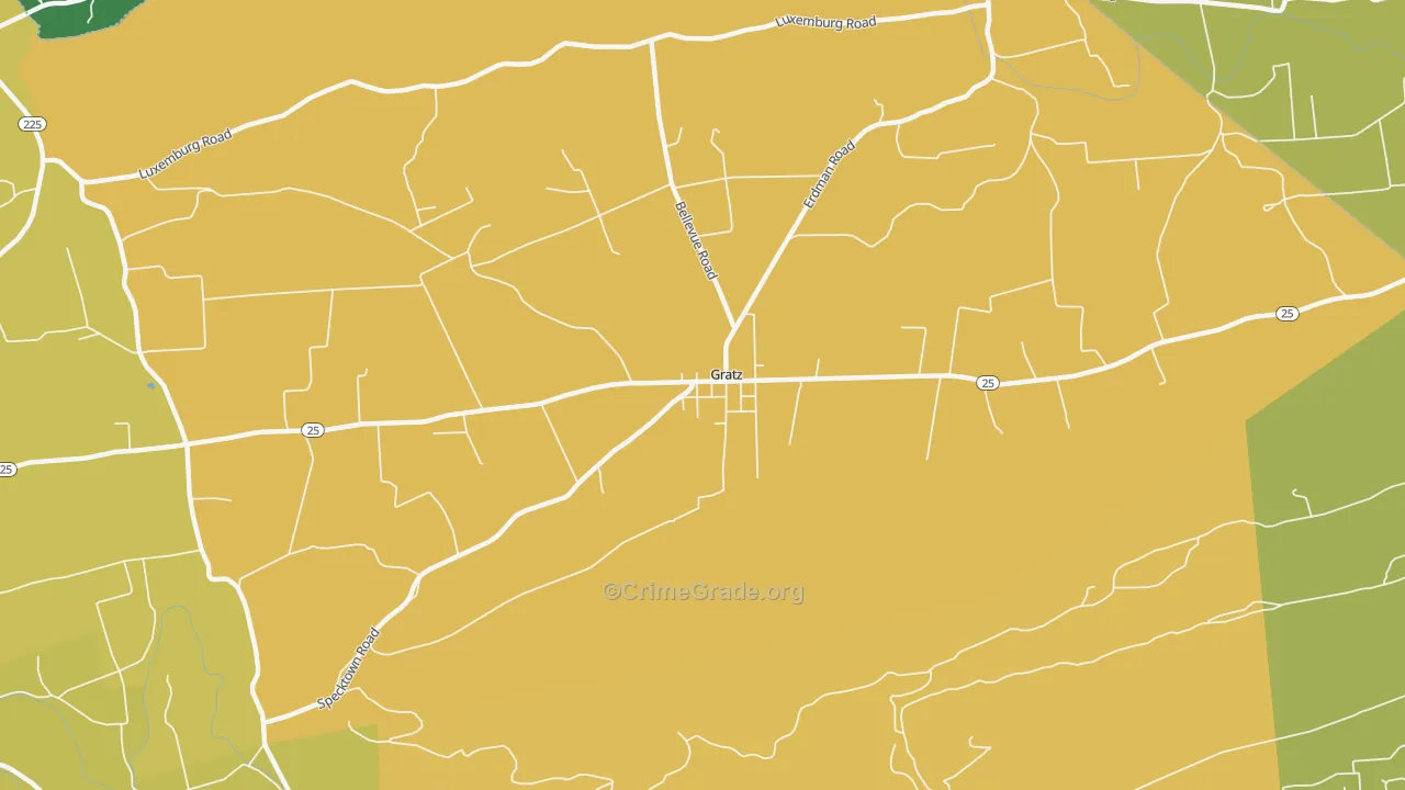 17030, PA Map of Drug-Related Crime Rates