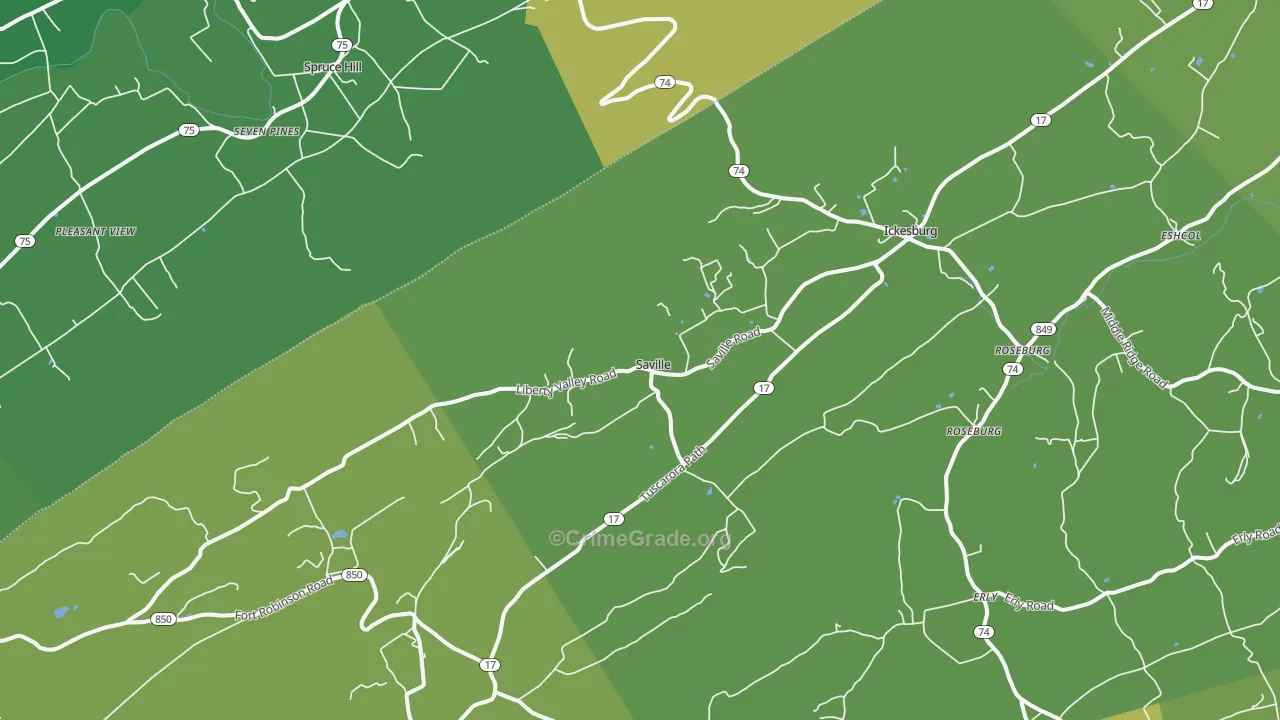 17037, PA Map of Drug-Related Crime Rates