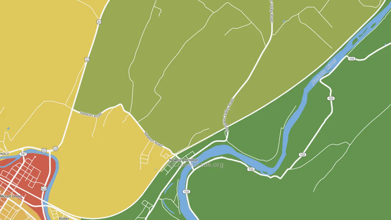 17075, PA Map of Drug-Related Crime Rates