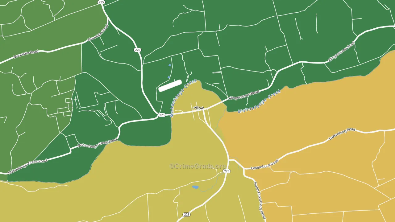 17080, PA Map of Drug-Related Crime Rates
