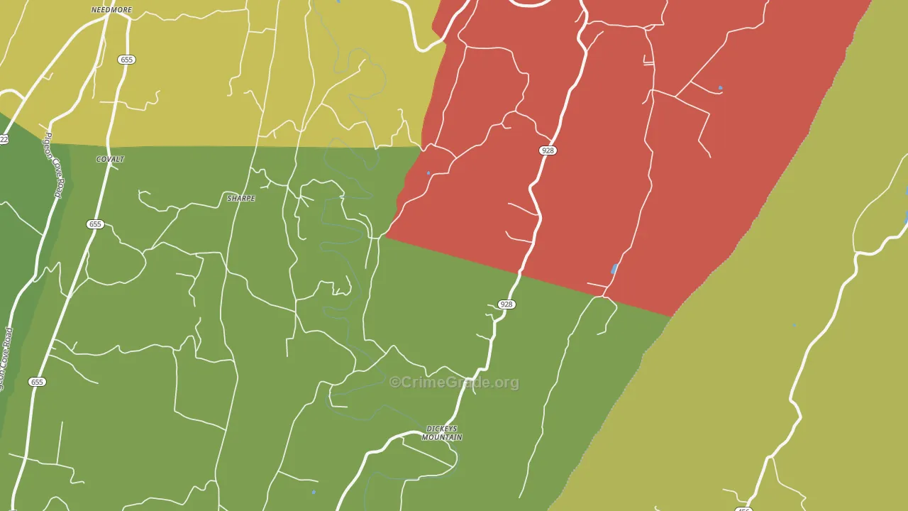 17212, PA Map of Drug-Related Crime Rates