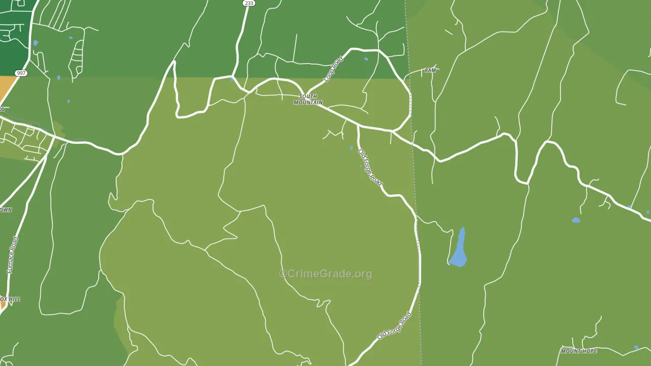 17261, PA Map of Drug-Related Crime Rates