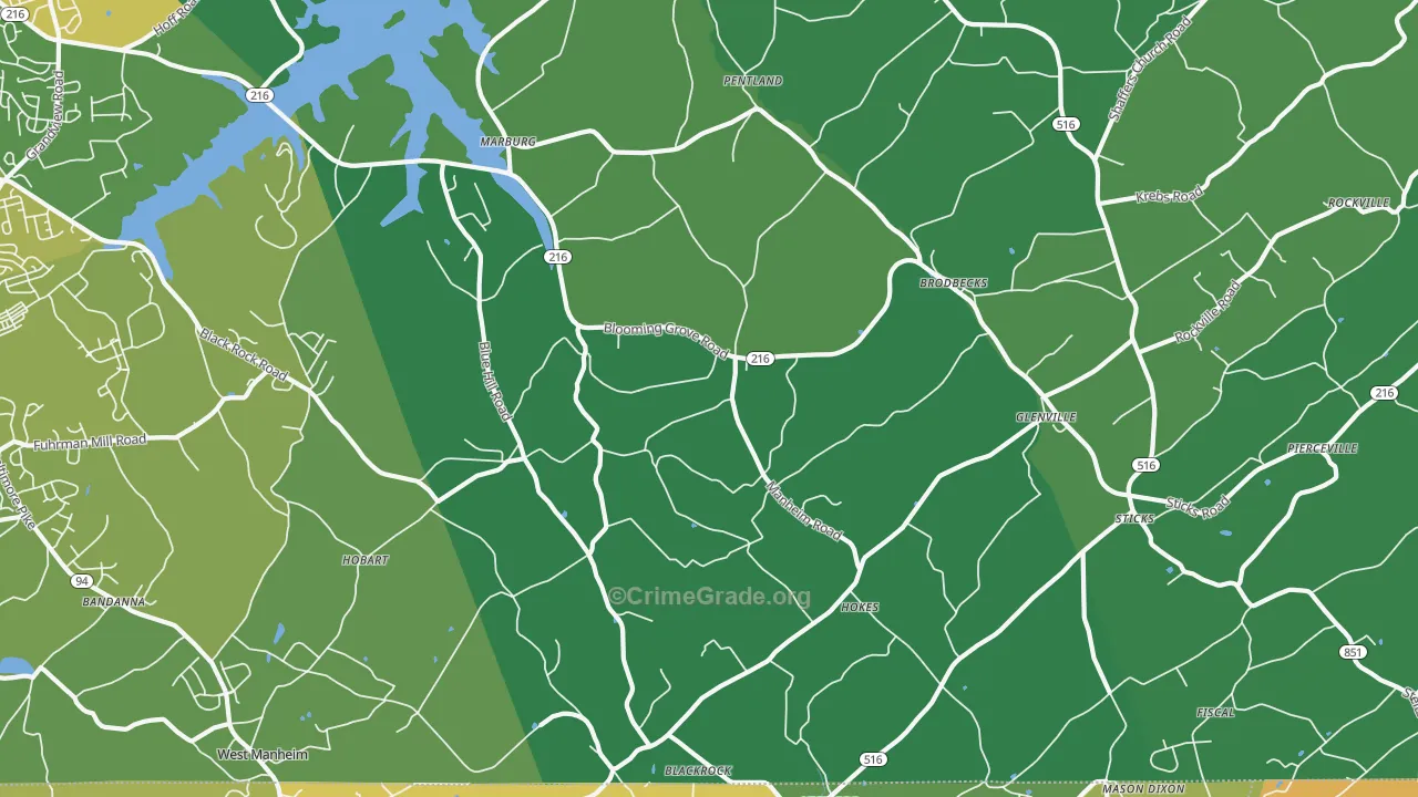 17329, PA Map of Drug-Related Crime Rates