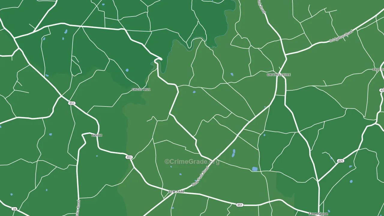 17352, PA Map of Drug-Related Crime Rates