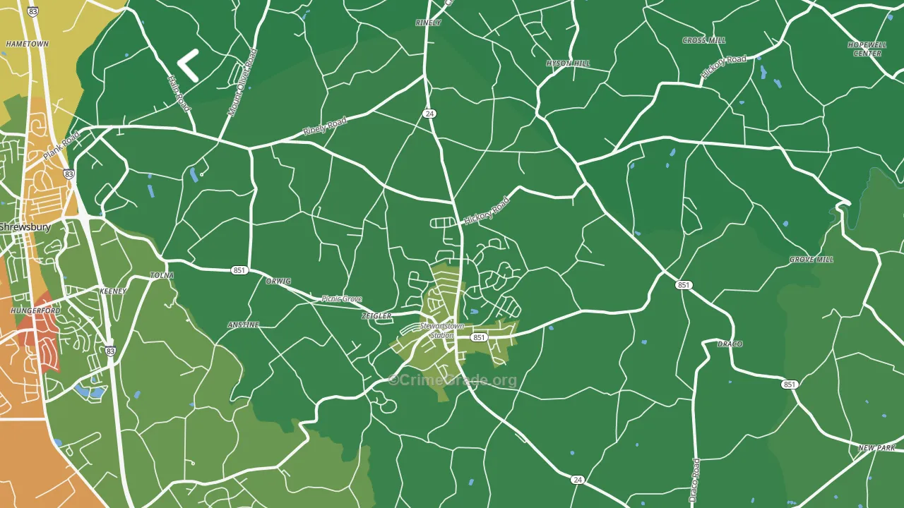 17363, PA Map of Drug-Related Crime Rates