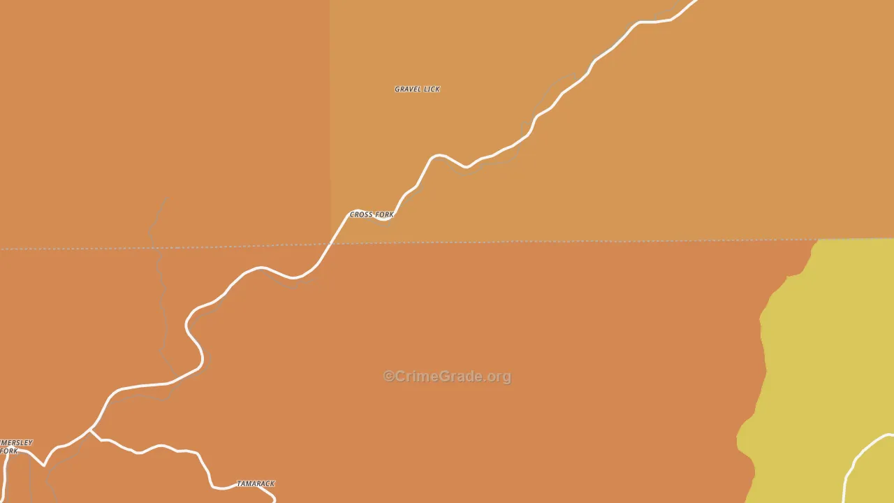 17729, PA Map of Drug-Related Crime Rates
