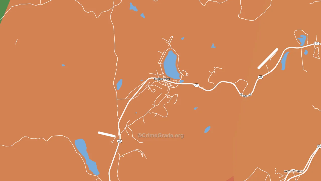 17731, PA Map of Drug-Related Crime Rates