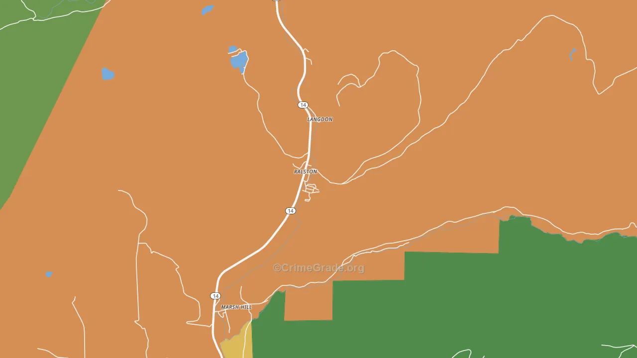 17763, PA Map of Drug-Related Crime Rates
