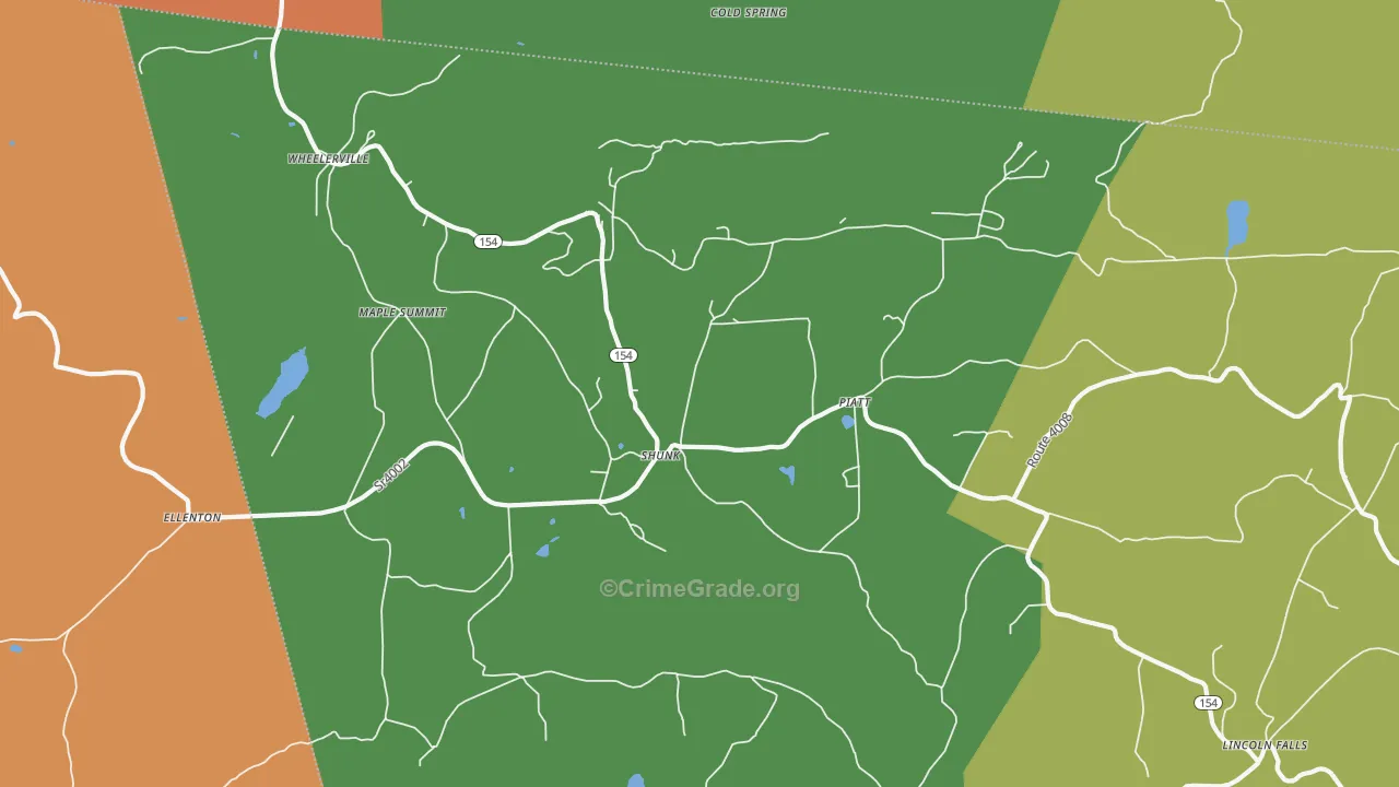 17768, PA Map of Drug-Related Crime Rates