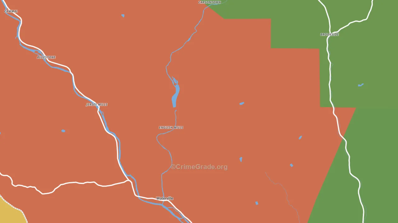17776, PA Map of Drug-Related Crime Rates