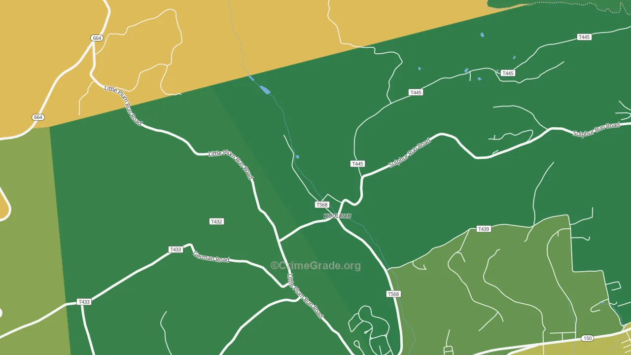 17779, PA Map of Drug-Related Crime Rates