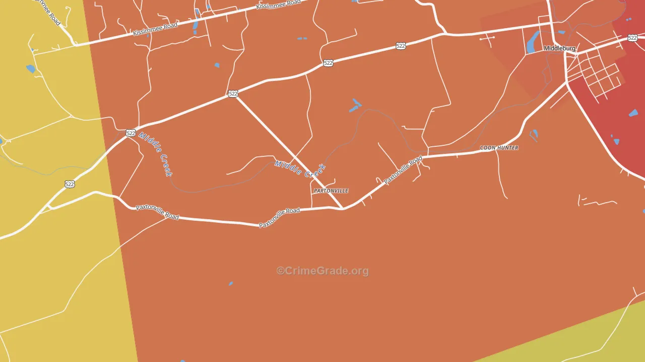 17861, PA Map of Drug-Related Crime Rates