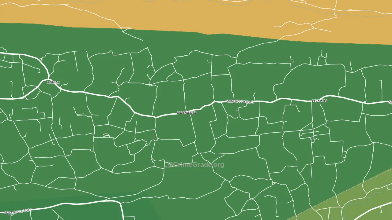 17867, PA Map of Drug-Related Crime Rates
