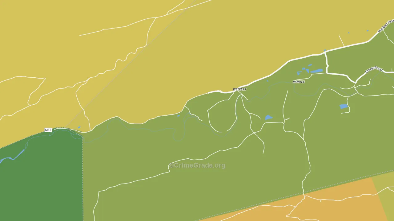 17885, PA Map of Drug-Related Crime Rates