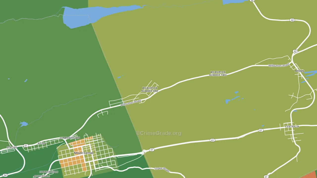 17888, PA Map of Drug-Related Crime Rates
