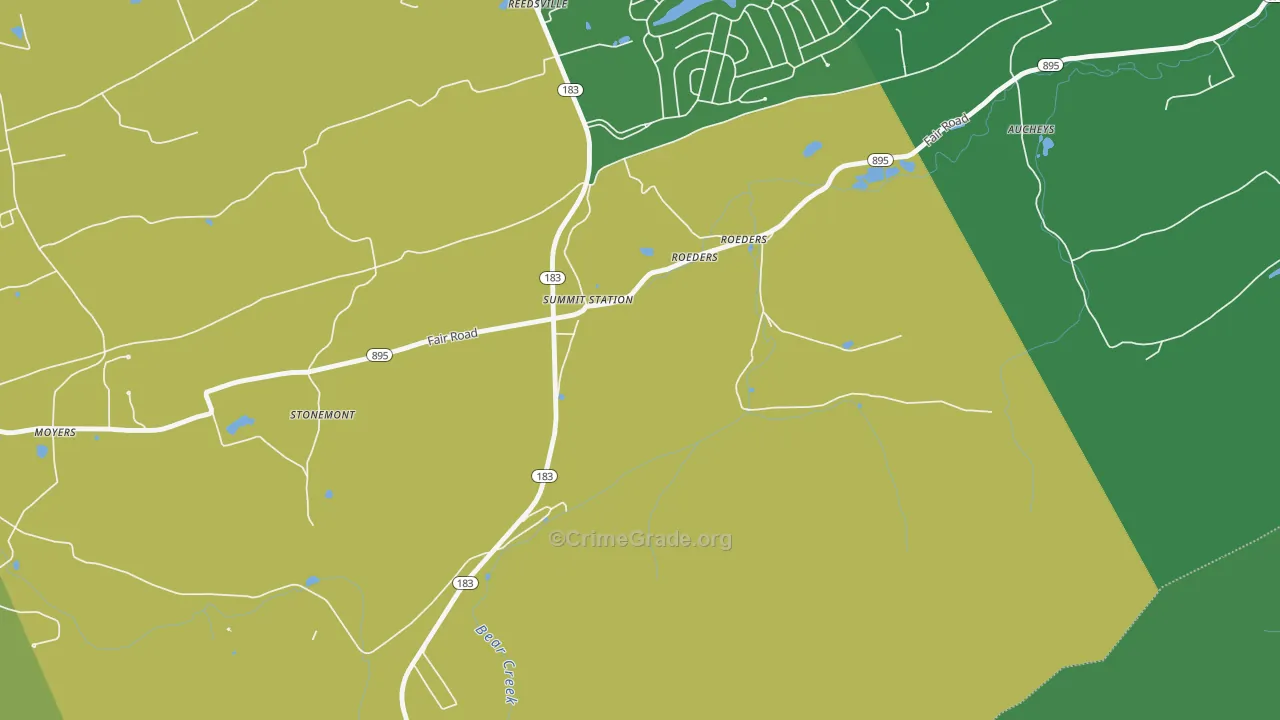 17979, PA Map of Drug-Related Crime Rates