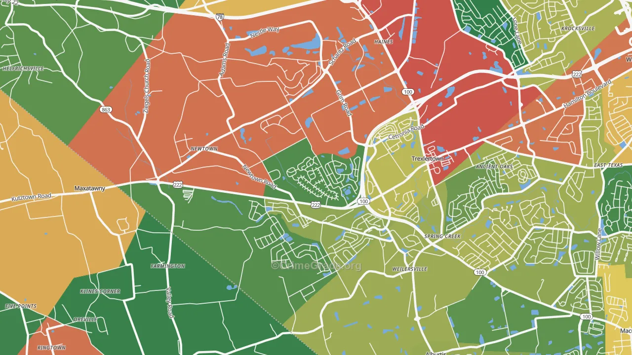 18031, PA Map of Drug-Related Crime Rates