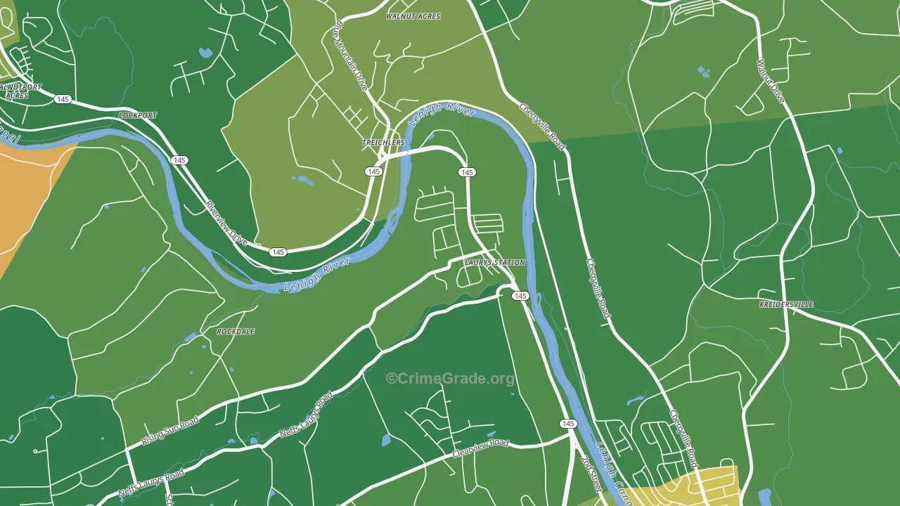 18059, PA Map of Drug-Related Crime Rates