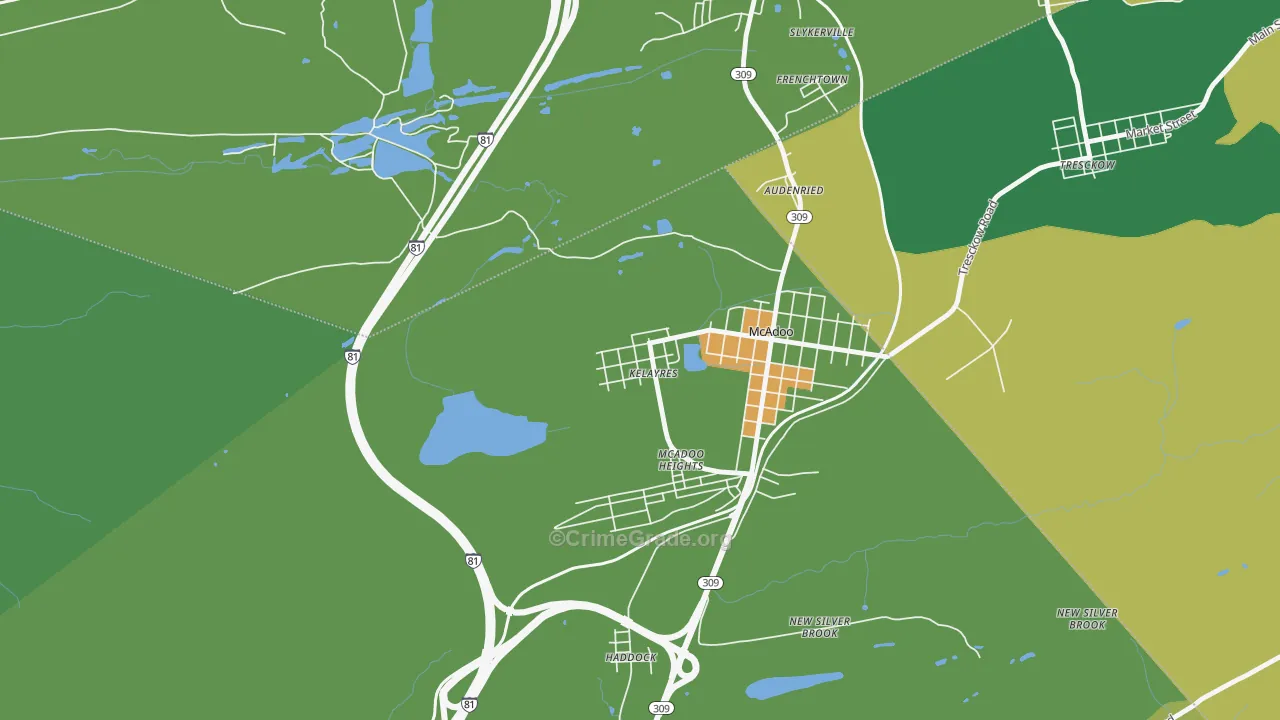18231, PA Map of Drug-Related Crime Rates