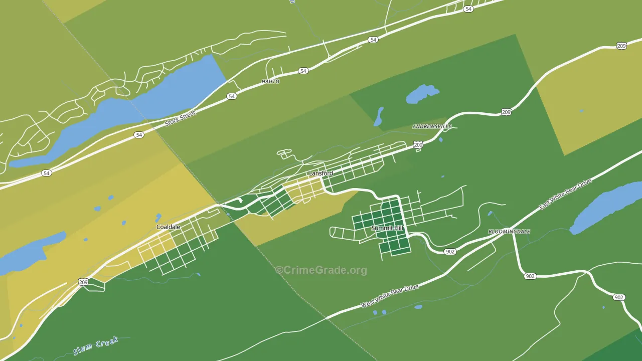 18232, PA Map of Drug-Related Crime Rates