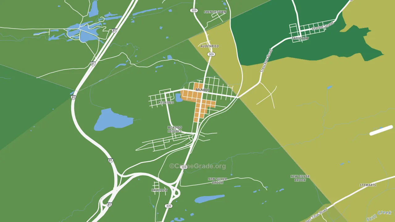 18237, PA Map of Drug-Related Crime Rates