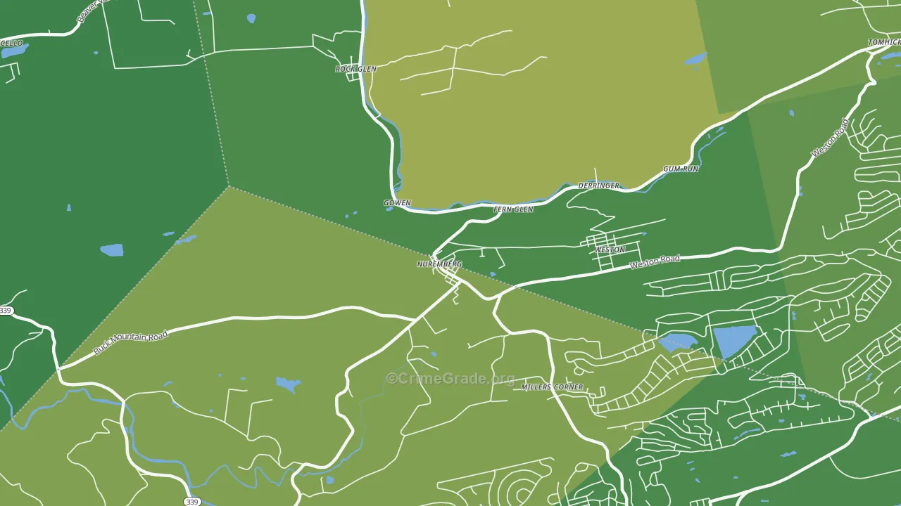 18241, PA Map of Drug-Related Crime Rates