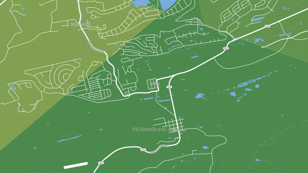 18242, PA Map of Drug-Related Crime Rates