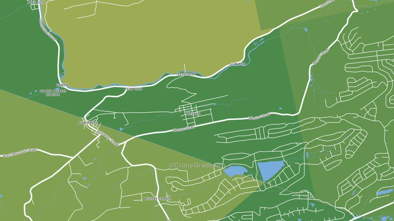 18256, PA Map of Drug-Related Crime Rates