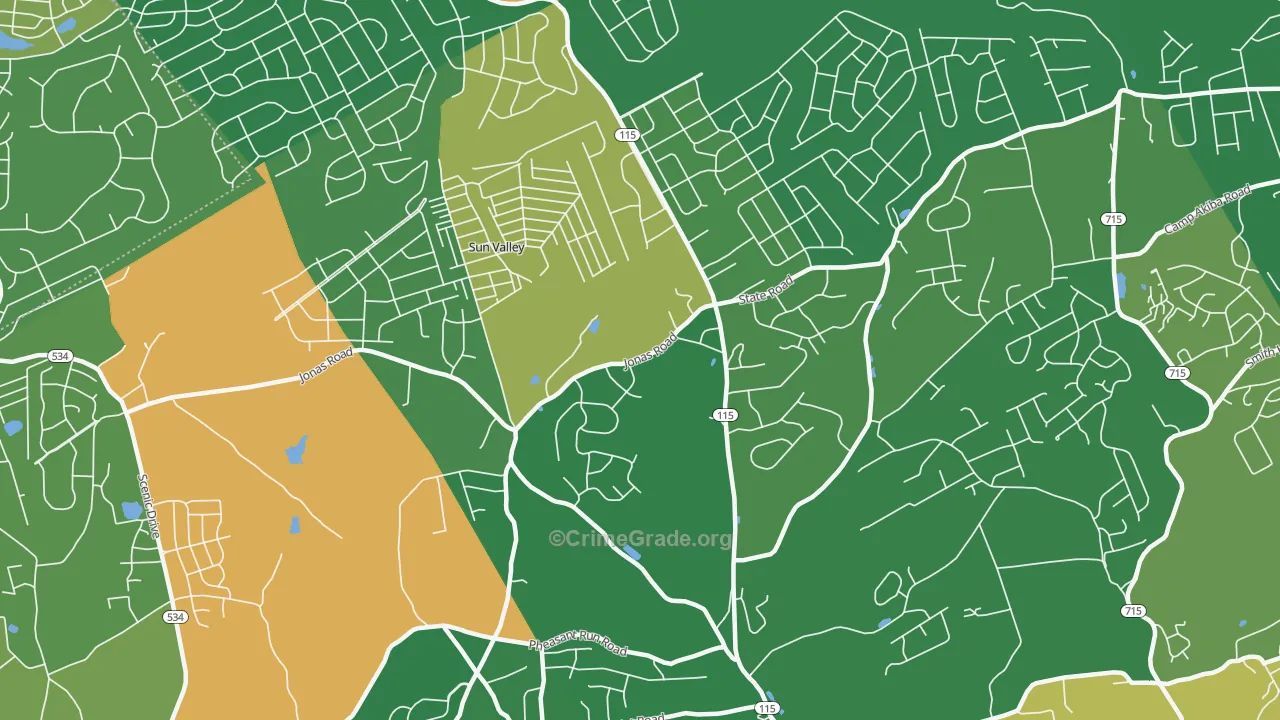 18330, PA Map of Drug-Related Crime Rates