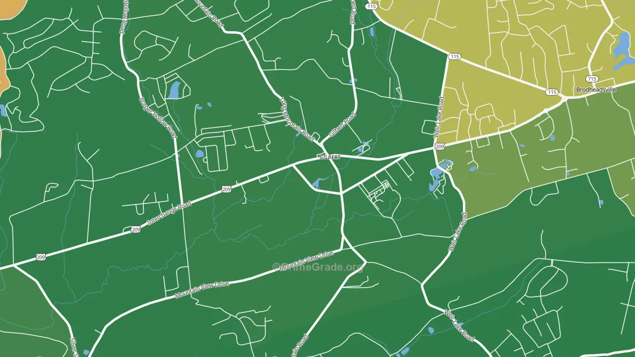 18331, PA Map of Drug-Related Crime Rates