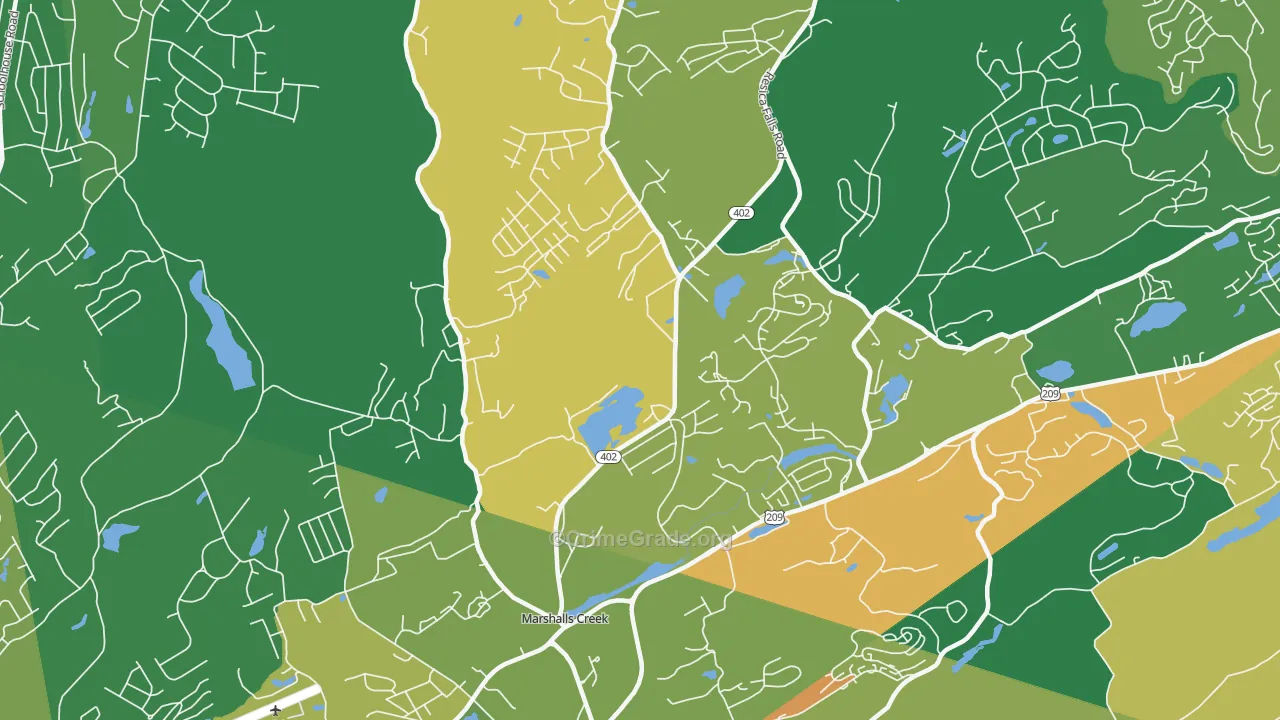 18335, PA Map of Drug-Related Crime Rates