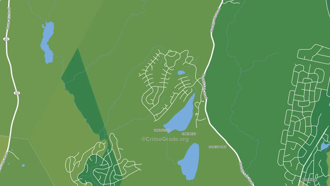 18371, PA Map of Drug-Related Crime Rates